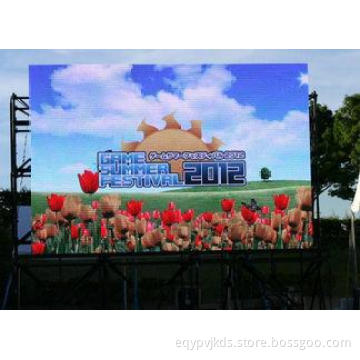 IP65 / IP54 P10 Narmal Rental LED Screen , DIP Led Display